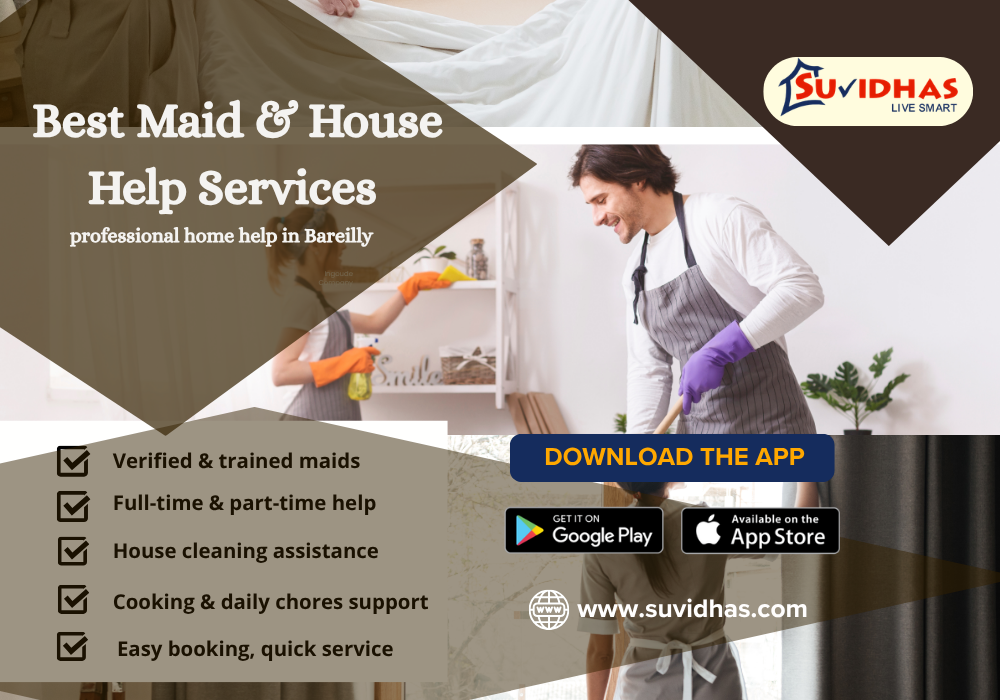 Maid & House Help Service in Bareilly | Reliable Home Help