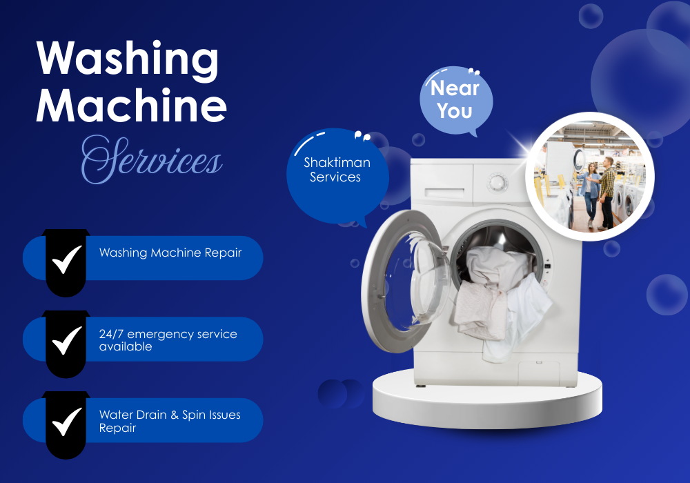 Washing Machine Services Near By Me – Fast & Reliable Repair
