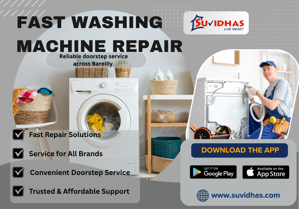 Washing Machine Service in Bareilly – Fast, Reliable & Affordable Solutions